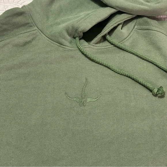 NWT Prana Heritage Hoodie Size M Ivy Green Embroidered Logo - Picture 12 of 13